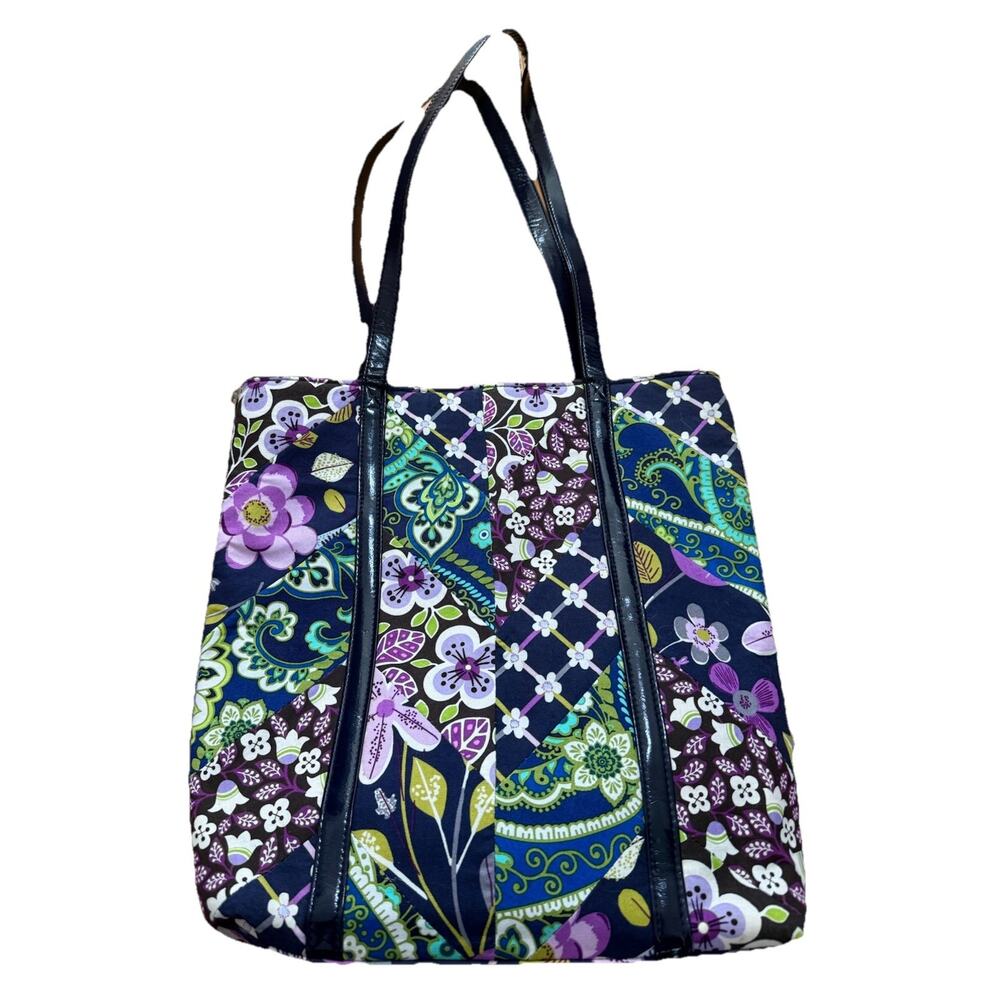 *NEW* VERA BRADLEY Woman’s Floral Shoulder Bag Travel Tote Size 14X14.5